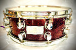 Mapex 14x5.5” Saturn Series Snare Drum in Dark Cherry Sparkle SWS4550U-YS