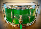 DP Custom “Green Machine” 14x6.5” 6-Ply Maple Snare Drum