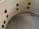 Mapex Black Panther 14x6.5” Maple Snare in Flat Black with Brass Hardware
