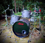 Ludwig Neusonic 3pc Shell Pack in Silver Dust (22x14”BD, 16x16”FT, 13x9”RT)