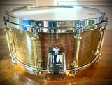 DrumPickers 14x6.5” “Gold Leaf Groove” 8-Ply N.A. Maple Snare Drum