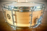 Rana 14x5.5” Solid Single-Ply Ash Snare Drum with Maple Reinforcement Rings