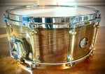 DrumPickers 14x6.5” “Gold Leaf Groove” 8-Ply N.A. Maple Snare Drum