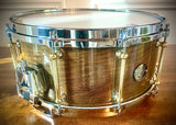 DrumPickers 14x6.5” “Gold Leaf Groove” 8-Ply N.A. Maple Snare Drum