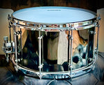 DrumPickers Classic “Dark Knight” 14x8” Black Nickel Over Brass snare Drum