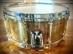 DrumPickers 14x6.5” “Gold Leaf Groove” 8-Ply N.A. Maple Snare Drum