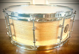 Rana 14x5.5” Solid Single-Ply Ash Snare Drum with Maple Reinforcement Rings