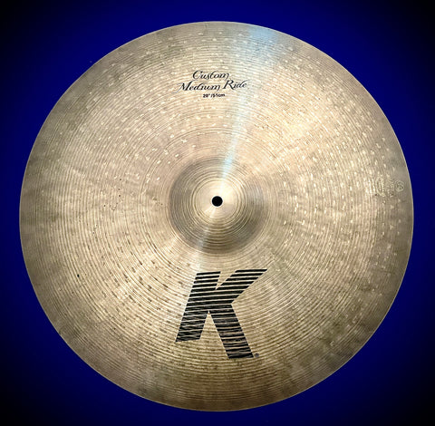 Zildjian 20” K Custom Medium Ride Cymbal