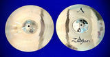 Zildjian 14” Custom A Hi Hat Cymbals (Pair) - Brilliant Finish