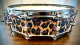 DrumPickers 14x4” DP Custom “Screamin’ Cheetah” Snare Drum