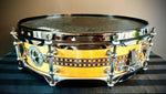 Rio Grande 14x4” “Malvado Hombré” Snare Drum in High Gloss Natural Finish