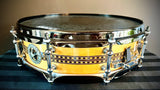 Rio Grande 14x4” “Malvado Hombré” Snare Drum in High Gloss Natural Finish