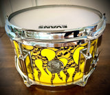 DrumPickers 10x5.5” Firecracker Snare Drum in “Hell Hath No Fury” Finish Ply