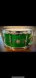 DP Custom “Green Machine” 14x6.5” 6-Ply Maple Snare Drum
