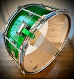 DP Custom “Green Machine” 14x6.5” 6-Ply Maple Snare Drum