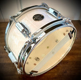 DrumPickers 10x5.5” Firecracker Snare Drum in Strata White Pearl