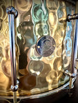 DrumPickers 14x8” 2.5mm Hammered Brass “Fatback” Snare Drum