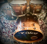 Odery Eyedentity North American Maple 4pc Shell Pack in Brown Fade Mappa Burl