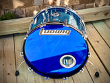 Ludwig 1976 24” Sky Blue Vistalite Bass Drum - 50 Yrs Old