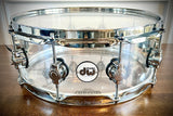 DW Design Series Clear Acrylic Snare Drum - 14x5.5”