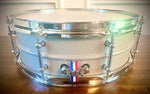 Ludwig LM404 14x5” Acrolite Snare Drum - 1980’s B/O Badge with Upgraded P88 & P33 Strainer System & Chrome Tube Lugs