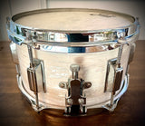 DrumPickers 10x5.5” Firecracker Snare Drum in Strata White Pearl