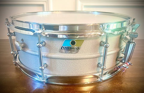 Ludwig LM404 14x5” Acrolite Snare Drum - 1980’s B/O Badge with Upgraded P88 & P33 Strainer System & Chrome Tube Lugs