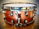 TAMA Bubinga Elite BUS1465 14x6.5” Snare Drum - Matte Natural Finish