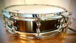 Ahead 14x4” Black Chrome Over Brass Piccolo Snare Drum
