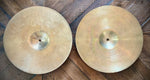 Zildjian 14 inch A Zildjian New Beat Hi-hat Cymbals (Top Hat is Brilliant Finish)