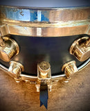 Mapex Black Panther 14x6.5” Maple Snare in Flat Black with Brass Hardware