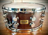 Tama S.L.P. G-Walnut 6.5 x 14-inch Snare Drum- Matte Black Walnut