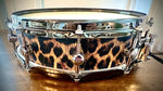 DrumPickers 14x4” DP Custom “Screamin’ Cheetah” Snare Drum