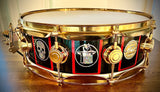 DW R40 Neil Peart Signature Snare 14x4” Tribute Snare