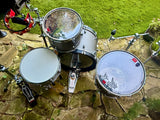 Ludwig Neusonic 3pc Shell Pack in Silver Dust (22x14”BD, 16x16”FT, 13x9”RT)