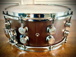 Tama S.L.P. G-Walnut 6.5 x 14-inch Snare Drum- Matte Black Walnut