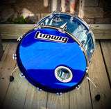 Ludwig 1976 24” Sky Blue Vistalite Bass Drum - 50 Yrs Old