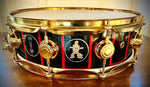DW R40 Neil Peart Signature Snare 14x4” Tribute Snare