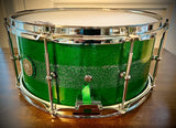 DP Custom “Green Machine” 14x6.5” 6-Ply Maple Snare Drum