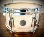 DrumPickers 10x5.5” Firecracker Snare Drum in Strata White Pearl