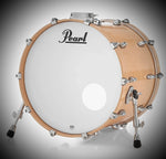 Pearl Professional 24x14” Bass Drum in #102 Gloss Natural Lacquer - With OR WITHOUT BB3 Rack Tom Mount