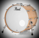 Pearl Professional 24x14” Bass Drum in #102 Gloss Natural Lacquer - With OR WITHOUT BB3 Rack Tom Mount