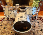 Pearl Decade Maple 6 Pc Shell Pack Drum Kit in White Satin Pearl