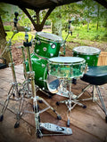 DW Collector's Series 3-piece Shell Pack - Deep Green Sparkle FinishPly