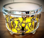 DrumPickers 10x5.5” Firecracker Snare Drum in “Hell Hath No Fury” Finish Ply