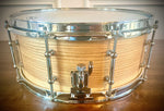 Rana 14x5.5” Solid Single-Ply Ash Snare Drum with Maple Reinforcement Rings