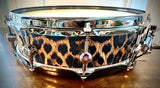 DrumPickers 14x4” DP Custom “Screamin’ Cheetah” Snare Drum