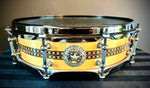 Rio Grande 14x4” “Malvado Hombré” Snare Drum in High Gloss Natural Finish