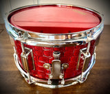 DrumPickers 10x5.5” Firecracker Snare Drum in Red Reptile Finish Ply