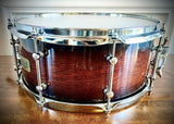 Tama S.L.P. Dynamic Kapur Snare Drum - 6.5 x 14” - Black Kapur Burst